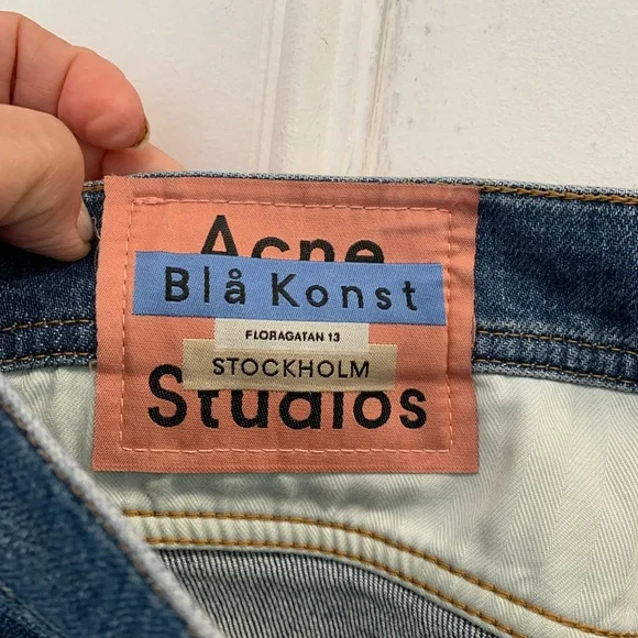 Acne Studios Bla Konst Floragatan 13 jeans. Size 38 (6 U.S.) - Picture 4 of 5